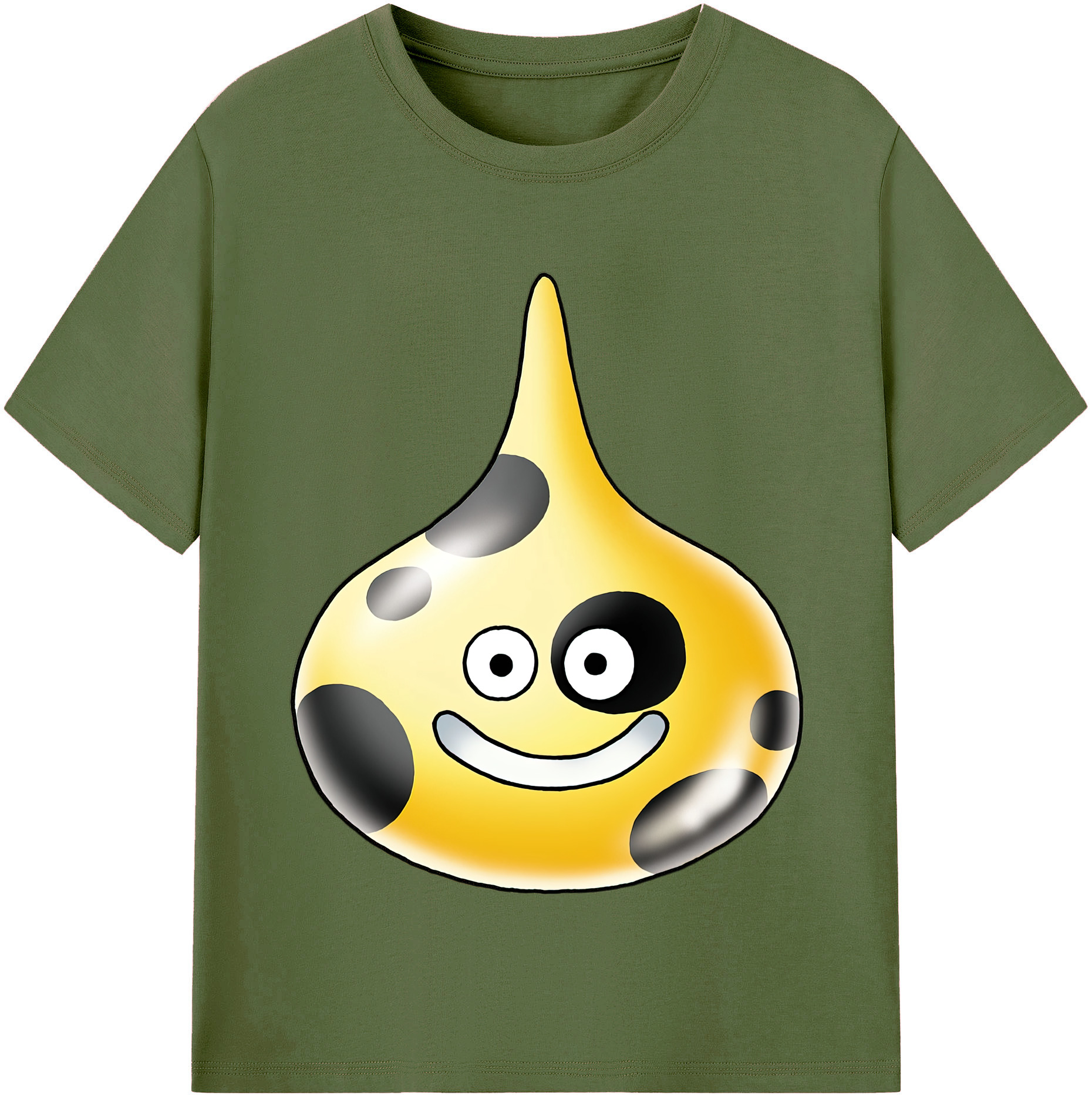 （画像用） ドラゴンクエスト Doragon Kuesuto Dragon Quest 綿100％半袖Tシャツ（フロントプリント）